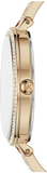 Buy Shop Michael Kors Jaryn Quartz Gold Dial Gold Steel Strap Watch For Women - MK3784 USA Online