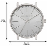 Buy Shop Michael Kors Pyper Quartz White Dial Silver Mesh Strap Watch for Women - MK4338 USA Online