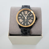 Buy Shop Michael Kors Wren Chronograph Black Dial Black Steel Strap Watch For Men - MK8933 USA Online