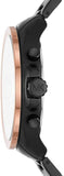 Buy Shop Michael Kors Wren Chronograph Black Dial Black Steel Strap Watch For Men - MK8933 USA Online