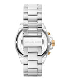 Buy Shop Michael Kors Wren Chronograph Black Dial Silver Steel Strap Watch For Men - MK8880 USA Online