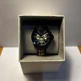 Buy Shop Michael Kors Wren Chronograph Black Dial Two Tone Steel Strap Watch for Women - MK6978 USA Online