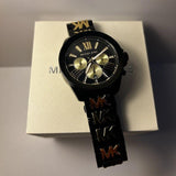 Buy Shop Michael Kors Wren Chronograph Black Dial Two Tone Steel Strap Watch for Women - MK6978 USA Online