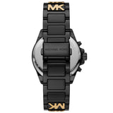 Buy Shop Michael Kors Wren Chronograph Black Dial Two Tone Steel Strap Watch for Women - MK6978 USA Online
