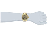 Buy Shop Michael Kors Wren Chronograph Crystal Pave Gold Dial Gold Steel Strap Watch for Women - MK6095 USA Online