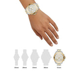 Buy Shop Michael Kors Wren Chronograph Crystals Silver Two Tone Steel Strap Watch for Women - MK6953 USA Online