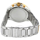 Buy Shop Michael Kors Wren Chronograph Crystals Silver Two Tone Steel Strap Watch for Women - MK6953 USA Online