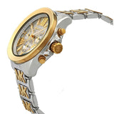 Buy Shop Michael Kors Wren Chronograph Crystals Silver Two Tone Steel Strap Watch for Women - MK6953 USA Online