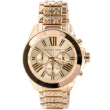 Buy Shop Michael Kors Wren Chronograph Gold Dial Gold Steel Strap Watch for Women - MK6952 USA Online