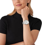 Buy Shop Michael Kors Wren Chronograph Silver Dial Silver Steel Strap Watch for Women - MK7429 USA Online
