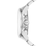 Buy Shop Michael Kors Wren Chronograph Silver Dial Silver Steel Strap Watch for Women - MK7429 USA Online
