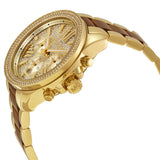 Buy Shop Michael Kors Wren Gold Dial Two Tone Steel Strap Watch for Women - MK6294 USA Online