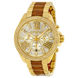 Buy Shop Michael Kors Wren Gold Dial Two Tone Steel Strap Watch for Women - MK6294 USA Online