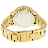 Buy Shop Michael Kors Wren Diamonds Blue Dial Gold Steel Strap Watch for Women - MK6291 USA Online