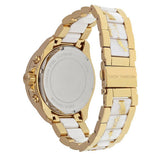 Buy Shop Michael Kors Wren Diamonds Gold Dial Two Tone Steel Strap Watch for Women - MK6157 USA Online