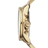 Buy Shop Michael Kors Wren Diamonds Gold Dial Two Tone Steel Strap Watch for Women - MK6157 USA Online