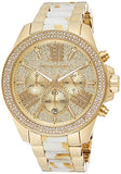Buy Shop Michael Kors Wren Diamonds Gold Dial Two Tone Steel Strap Watch for Women - MK6157 USA Online