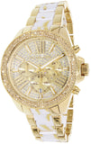 Buy Shop Michael Kors Wren Diamonds Gold Dial Two Tone Steel Strap Watch for Women - MK6157 USA Online