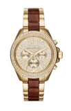 Buy Shop Michael Kors Wren Gold Dial Two Tone Steel Strap Watch for Women - MK6294 USA Online