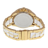 Michael Kors Wren Diamonds Gold  Dial Two Tone Steel Strap Watch for Women - MK6157