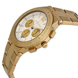 Buy Shop Michael Kors Wyatt Chronograph White Dial Gold Steel Strap Watch For Women - MK5933 USA Online