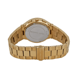 Buy Shop Michael Kors Wyatt Chronograph White Dial Gold Steel Strap Watch For Women - MK5933 USA Online