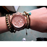 Buy Shop Michael Kors Runway Rose Gold Dial Rose Gold Steel Strap Watch for Women - MK5128 USA Online