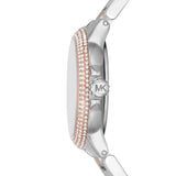 Buy Shop Michael Kors Camille Multifunction White Dial Two Tone Steel Strap Watch for Women - MK1054 USA Online