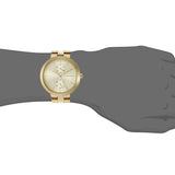 Buy Shop Michael Kors Garner Quartz Gold Dial Gold Steel Strap Watch For Women - MK6408 USA Online