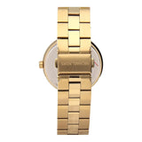 Buy Shop Michael Kors Garner Quartz Gold Dial Gold Steel Strap Watch For Women - MK6408 USA Online
