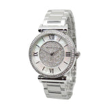 Buy Shop Michael Kors Caitlin Crystal Dial Silver Steel Strap Watch for Women - MK3331 USA Online