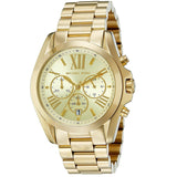 Buy Shop Michael Kors Bradshaw Gold Dial Gold Steel Strap Watch for Women - MK5605 USA Online
