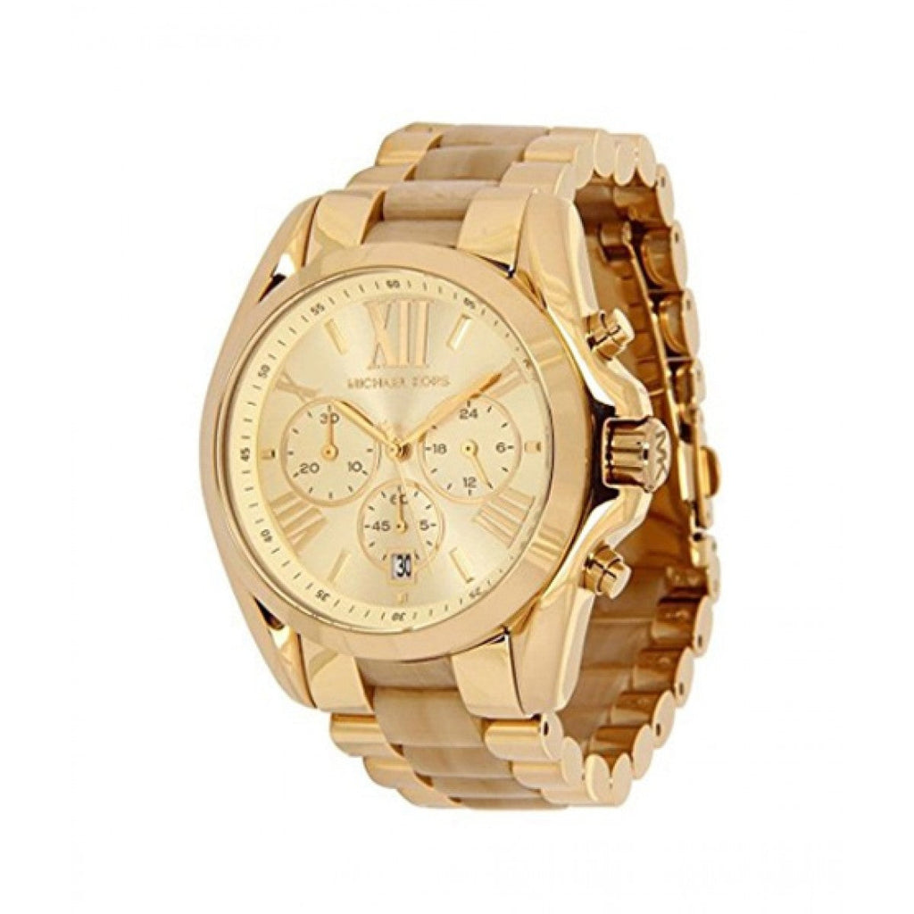 Buy Shop Michael Kors Bradshaw Gold Dial Gold Steel Strap Watch for Women - MK5722 USA Online