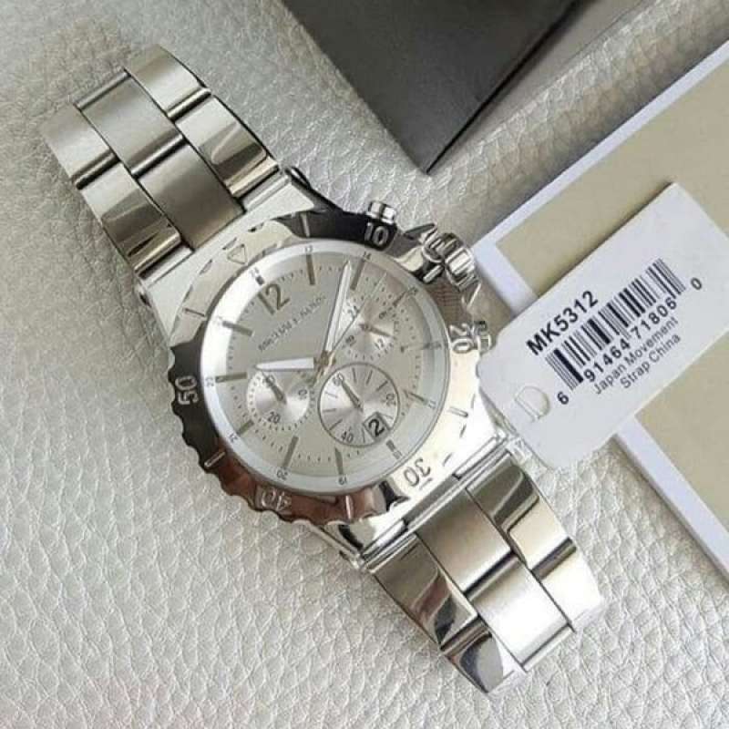 Buy Shop Michael Kors Dylan Silver Dial Silver Steel Strap Watch for Women - MK5312 USA Online