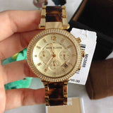 Buy Shop Michael Kors Parker Gold Dial Two Tone Steel Strap Watch for Women - MK5688 USA Online