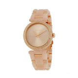 Buy Shop Michael Kors Delray Rose Gold Dial Rose Gold Steel Strap Watch for Women - MK4322 USA Online