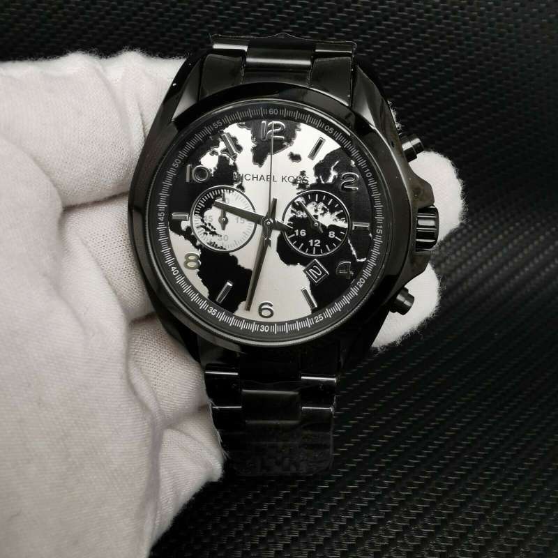 Buy Shop Michael Kors Bradshaw Hungry Black Dial Black Steel Strap Watch for Women - MK6271 USA Online