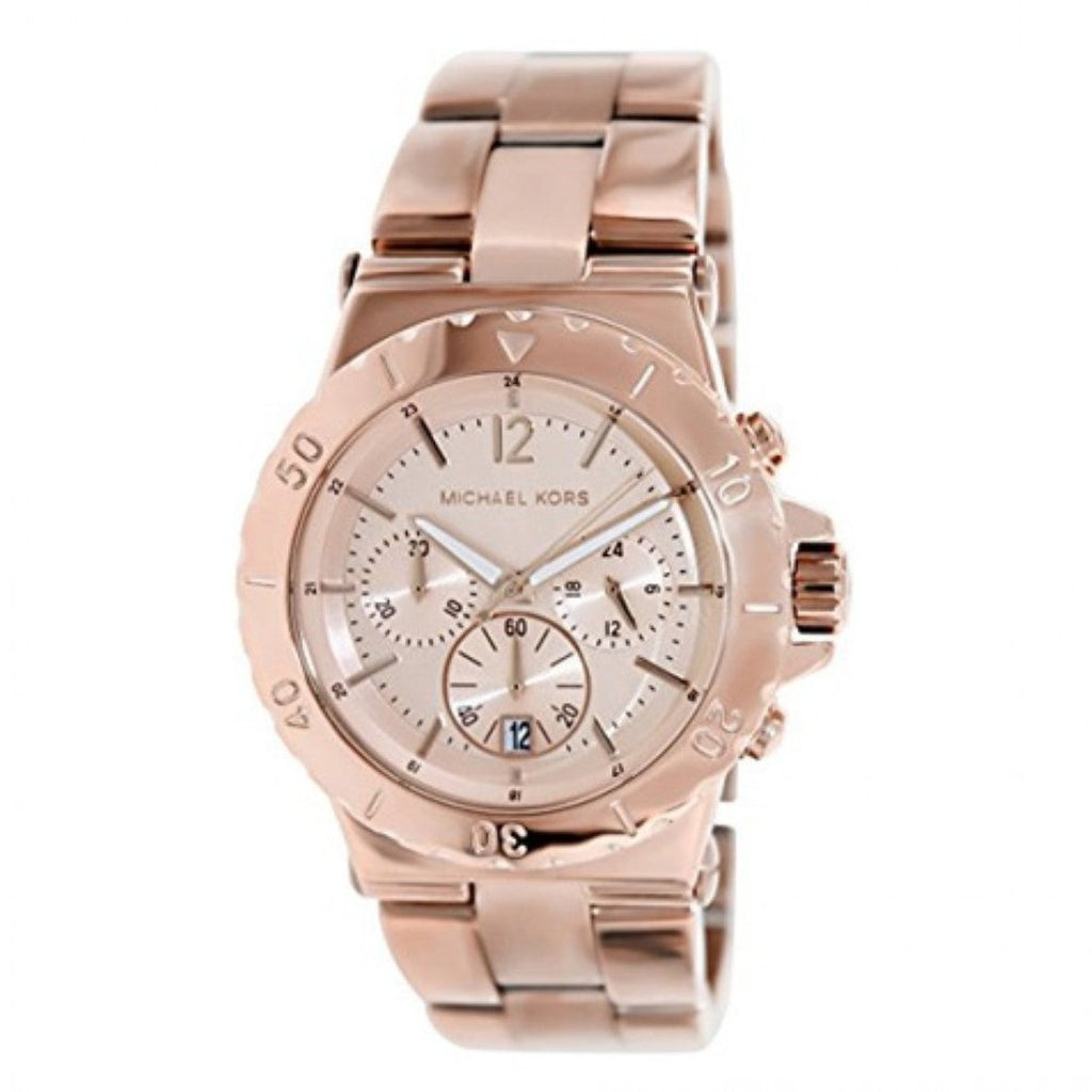 Buy Shop Michael Kors Dylan Rose Gold Dial Rose Gold Steel Strap Watch for Women - MK5314 USA Online