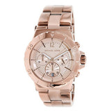 Buy Shop Michael Kors Dylan Rose Gold Dial Rose Gold Steel Strap Watch for Women - MK5314 USA Online