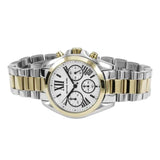 Buy Shop Michael Kors Bradshaw Chronograph Silver Dial Two Tone Steel Strap Watch For Women - MK5912 USA Online