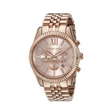 Buy Shop Michael Kors Lexington Rose Gold Dial Rose Gold Steel Strap Watch for Men - MK8319 USA Online