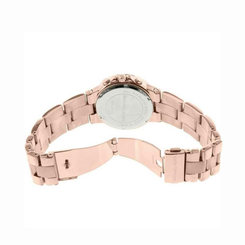 Buy Shop Michael Kors Dylan Rose Gold Rose Gold Steel Strap Watch for Women - MK5586 USA Online