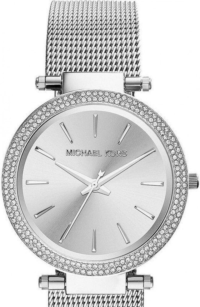 Buy Shop Michael Kors Darci Silver Dial Silver Mesh Bracelet Watch for Women - MK3367 USA Online