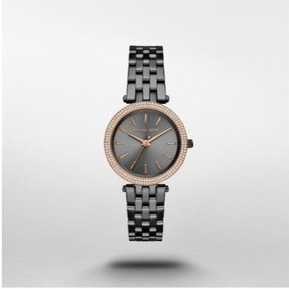 Buy Shop Michael Kors Darci Quartz Grey Dial Grey Steel Strap Watch For Women - MK3432 USA Online