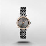 Buy Shop Michael Kors Darci Quartz Grey Dial Grey Steel Strap Watch For Women - MK3432 USA Online