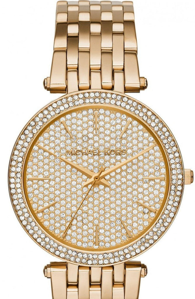 Buy Shop Michael Kors Darci Gold Dial Gold Steel Strap Watch for Women - MK3438 USA Online
