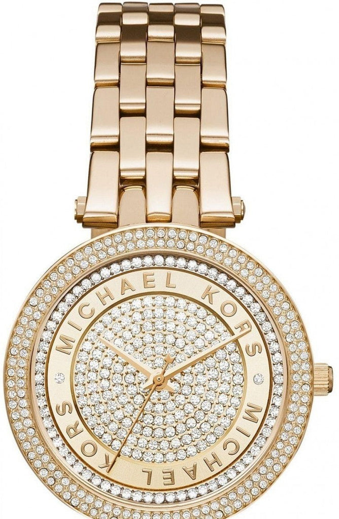 Buy Shop Michael Kors Darci Gold Dial Gold Steel Strap Watch for Women - MK3445 USA Online
