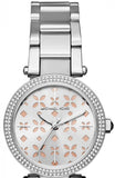 Buy Shop Michael Kors Parker Silver Dial Silver Stainless Steel Strap Watch for Women - MK6483 USA Online
