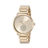 Buy Shop Michael Kors Portia Gold Dial Gold Steel Strap Watch for Women - MK3639 USA Online