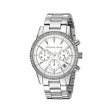 Buy Shop Michael Kors Ritz Silver Dial Silver Steel Strap Watch for Women - MK6428 USA Online